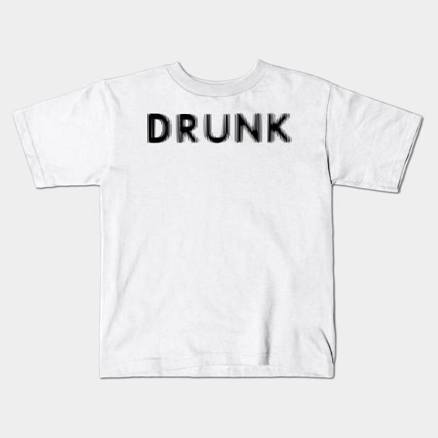 DRUNK - IN BLACK - CARNIVAL CARIBANA PARTY TRINI DJ Kids T-Shirt by FETERS & LIMERS